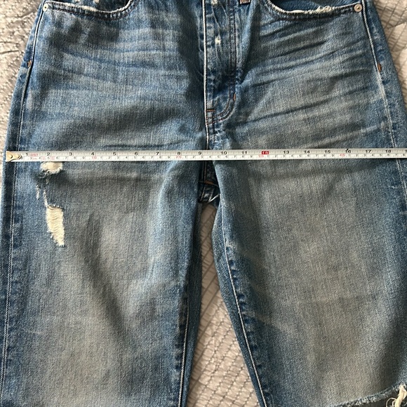 Madewell Distressed High Rise Dad Jean Size 27 - Picture 9 of 13